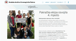 Desktop Screenshot of gdck-pakrac.hr