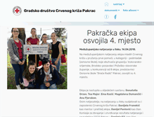 Tablet Screenshot of gdck-pakrac.hr